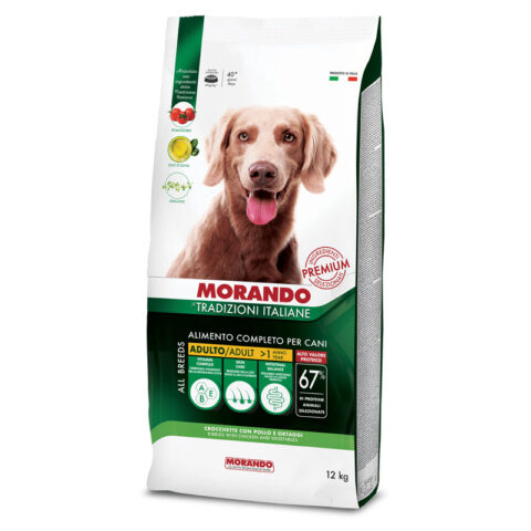 Morando Tradizioni Italiane Crocchette Per Cani Adulti – Pollo E Ortaggi, 12 Kg – Ricetta Premium All'Italiana